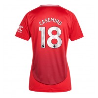 Camiseta Manchester United Casemiro #18 Primera Equipación para mujer 2024-25 manga corta